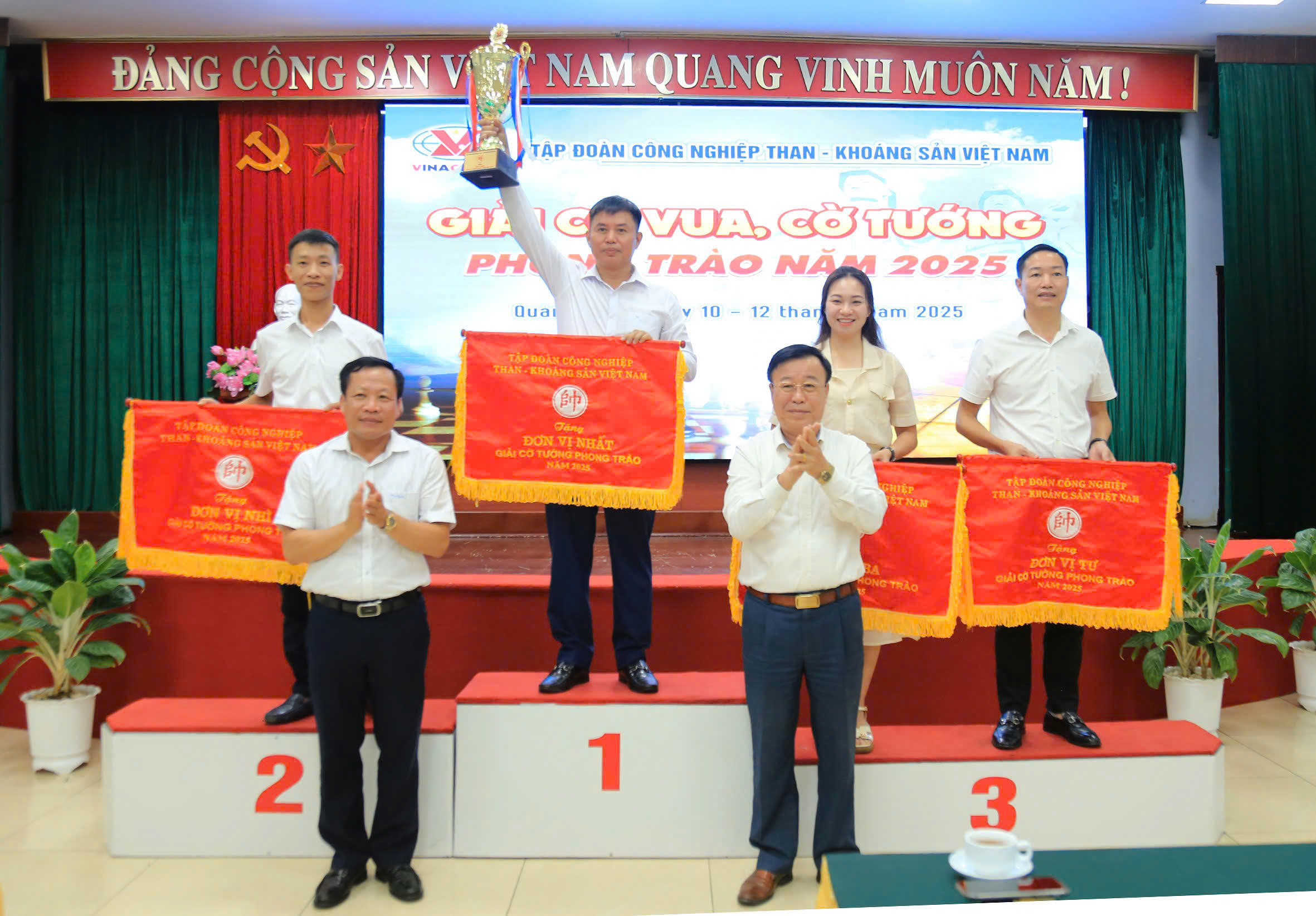 Than Hòn Gai đạt thành tích xuất sắc tại giải cờ vua và cờ tướng phong trào TKV năm 2025